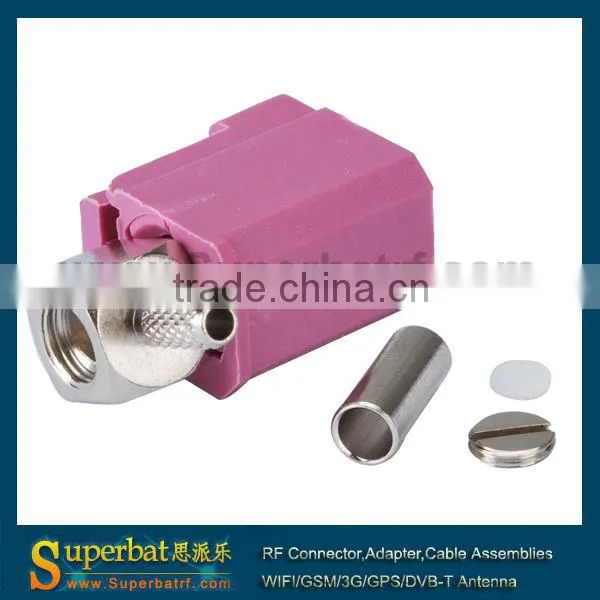 Fakra RA connector Key Code H Violet for Radio controlled keyless heating