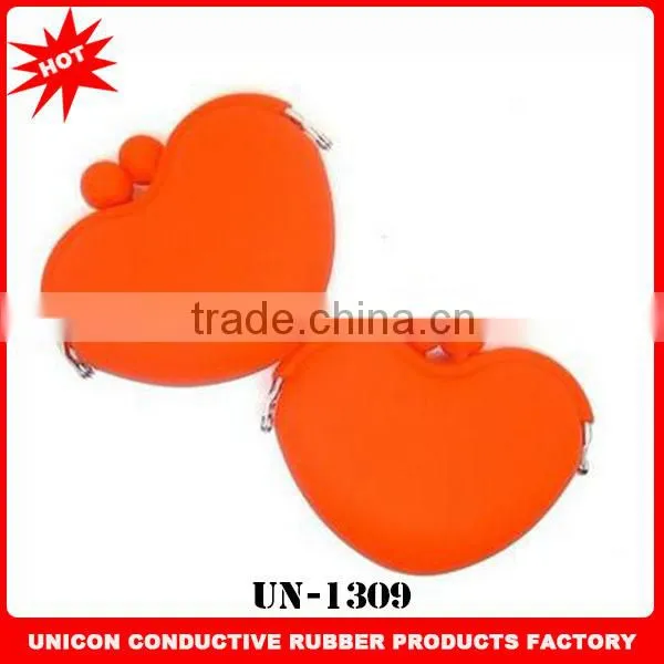 Best sales silicone metal clutch coin pouch
