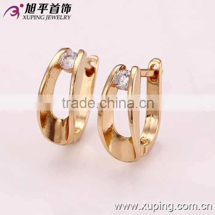 xuping fashion 18K gold color earring