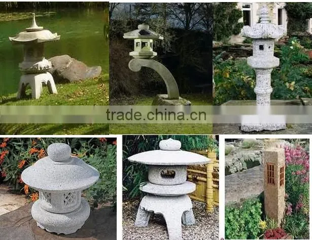 Garden Decor Granite Chinese Japanese Stone Lantern