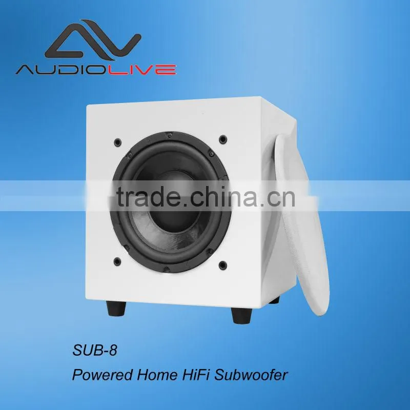 China small powerful subwoofer SUB 8 cheap home audio subwoofers