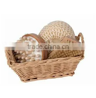 2013 Woven Basket Bath Gift Set