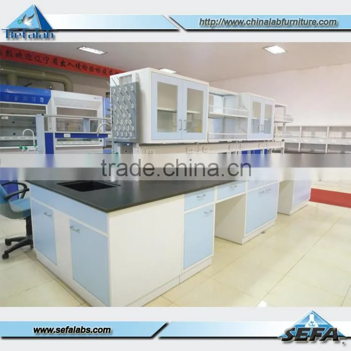 Floor Mounted Full Steel Laboratory Workbench