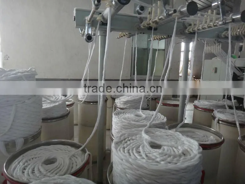 70%cotton 30%polyester,5-10s bleached recycled yarn for glove