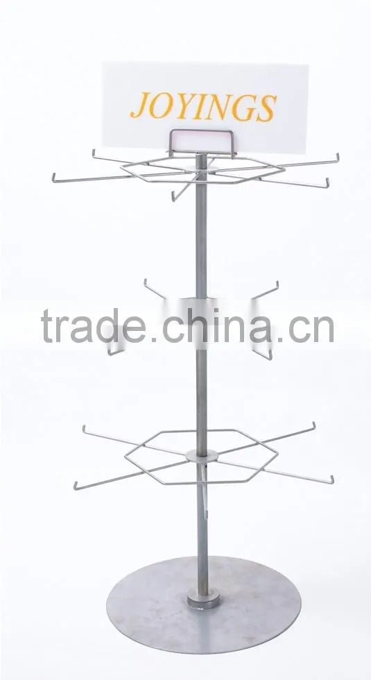 Joyings Wire Rotating Postcards Countertop Display Rack