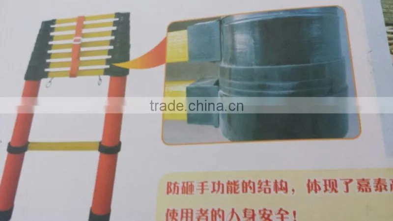 Portable & foldable aluminum telescopic ladder 3.8m (12'5 ft) EN131 certificated