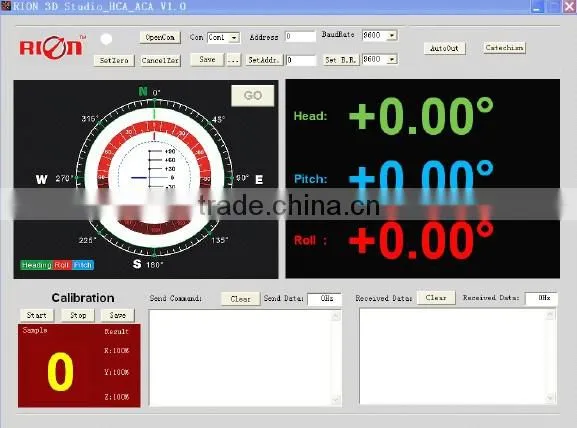 2016 New Designed Industrial Heading Sensor 3D Digital Compass From Shenzhen Factory