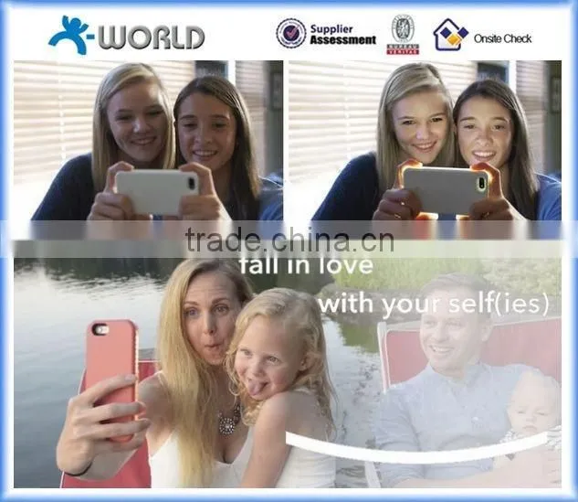 Light up your face while selfie! Selfie LED light up phone case for iphone 6