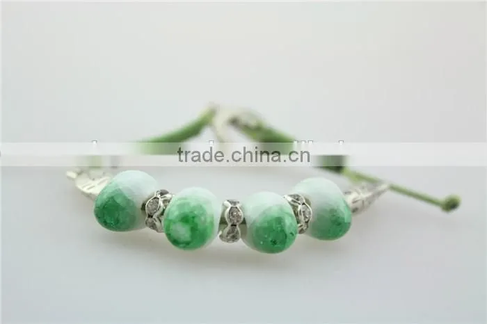 Bead ceramic wristband Bracelet , fish shape silver material bracelet