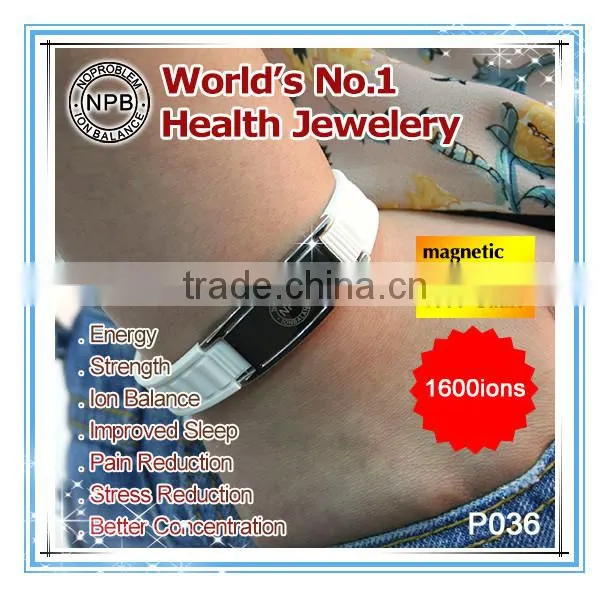 P036 Noproblem tourmaline germanium smart friendship power adjustable infinity bracelet