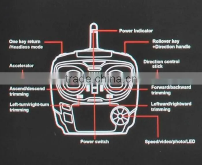 2016 Quadcopter FPV WIFI hd camera professional remote control helicopter toys from china RTF Black color New item