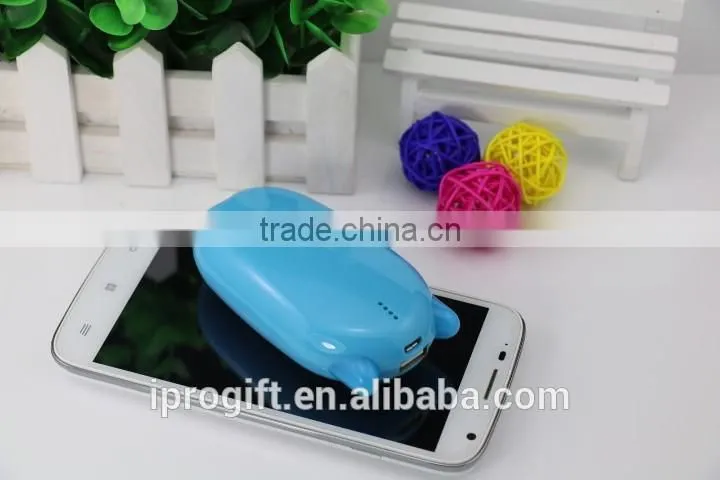 Wholesale cute shape custom logo portable power bank 6000mAh