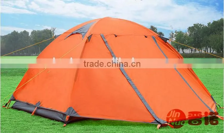 2 Person Double Layers Aluminum Pole Camping Tent