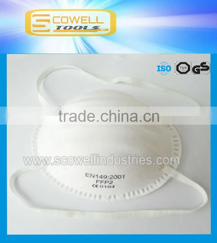 EN149:2001 FFP1/FFP2/FFP3 dust mask