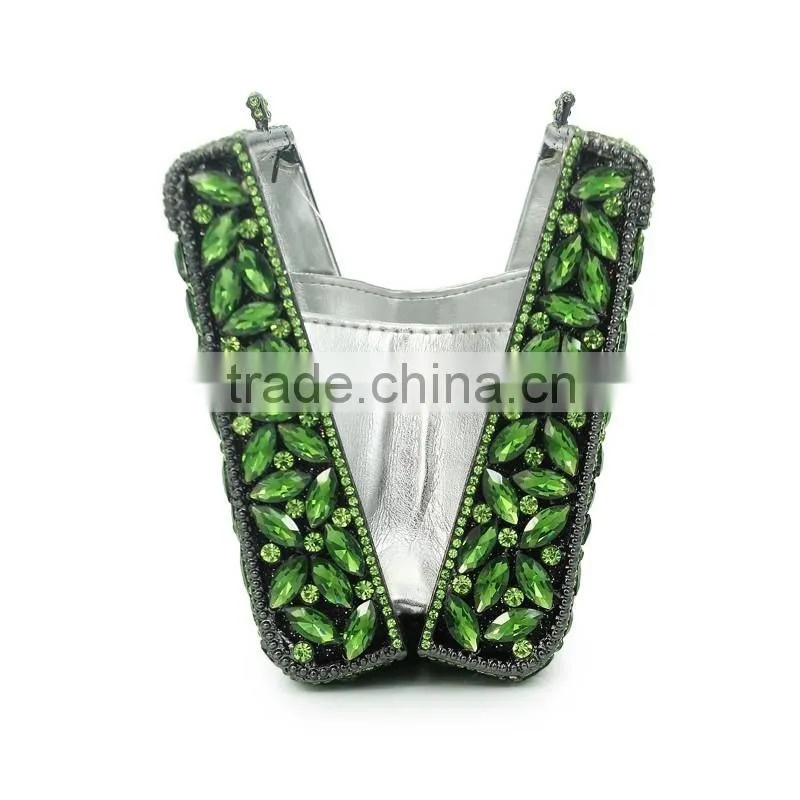 aquamarine clutch bag evening trapezoidal woman wedding bag party bag fashion handbag (88142A-G2)