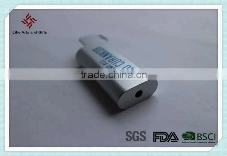 wholesale metal lighter sleeve with printed custom logo