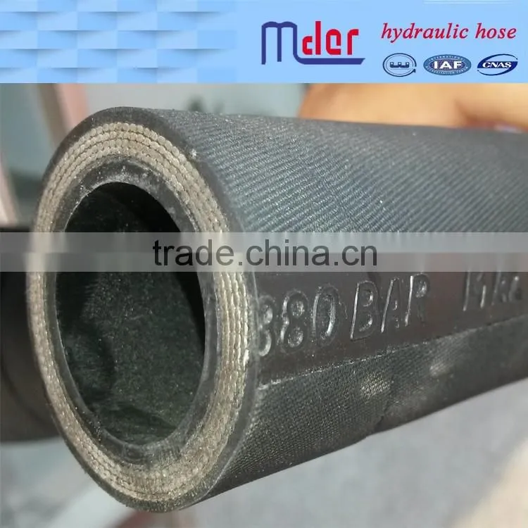 Hengshui mder high quality spiral wire hydraulic rubber hose manufacturer from china