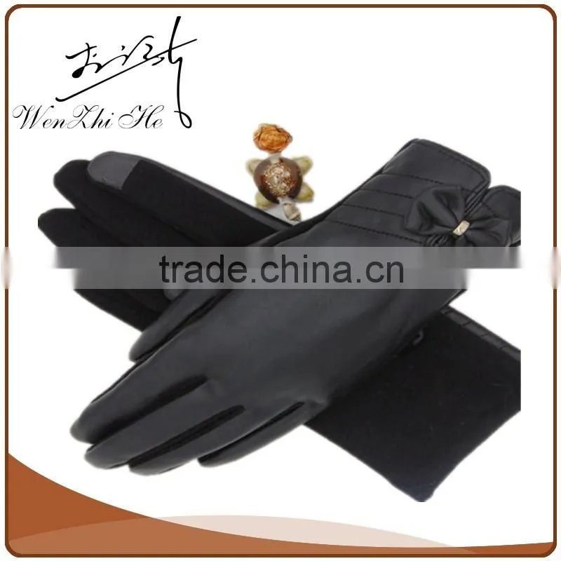 Handmade PU Coated Cotton Glove For Motobike