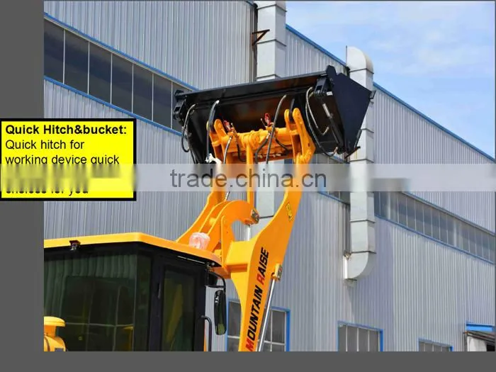 1.5 ton garden trucking mini wheel loader with CE