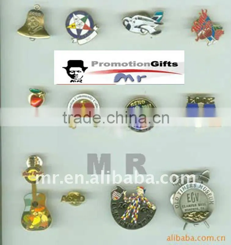 Promotional Pink Anti HIV/Aids Metal Badge Pin