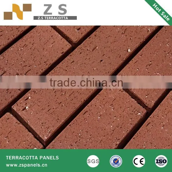 Terracotta tile panel clay brick Curtain Wall Bricks brick Restore Decorative Brick Wall Tile