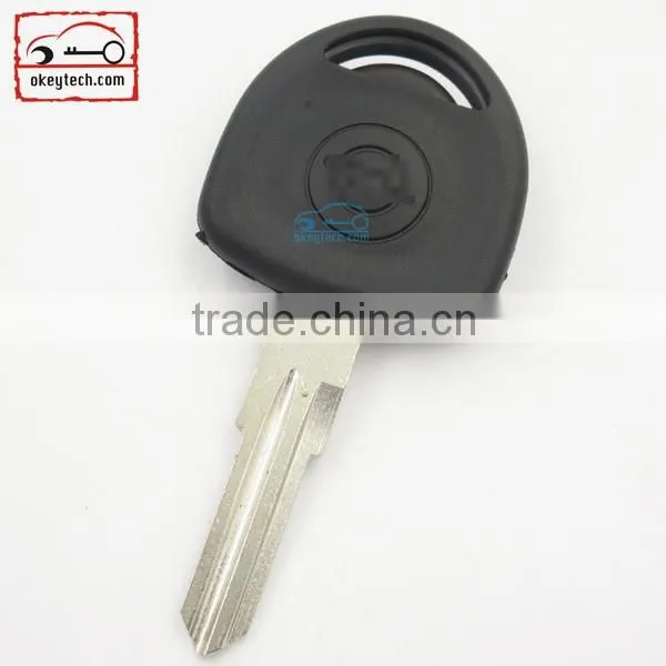 Okeytech Opel transponder chip key shell blank with left blade with logo transponder chip key blank opel car key case