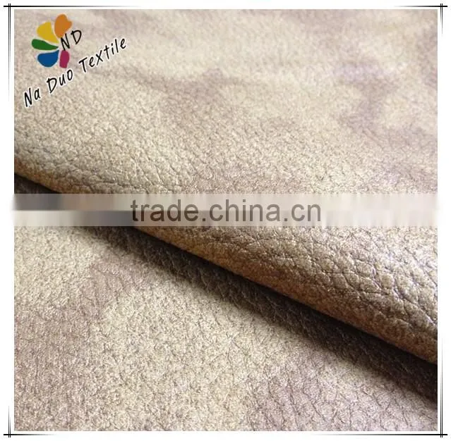 Embossed Suede Sofa Fabric Backing with Polar Fleece/Suede manufacturers
