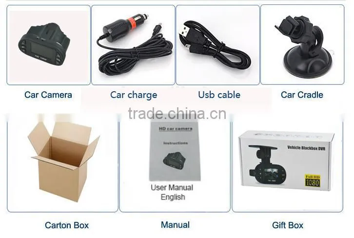 Hidden 1.5"inch car accessories dubai dashcam