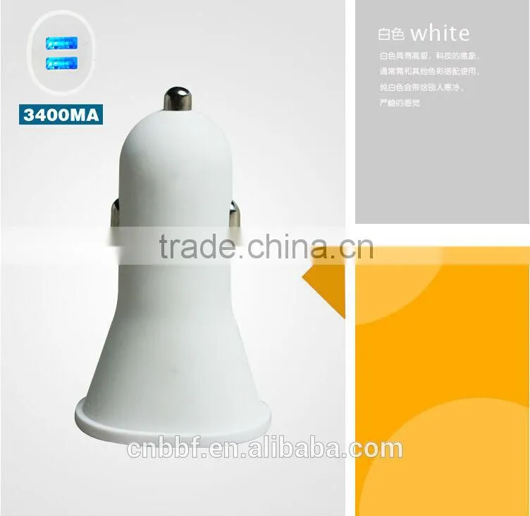 new car adapters output 2.4a and 1a for iphone 6