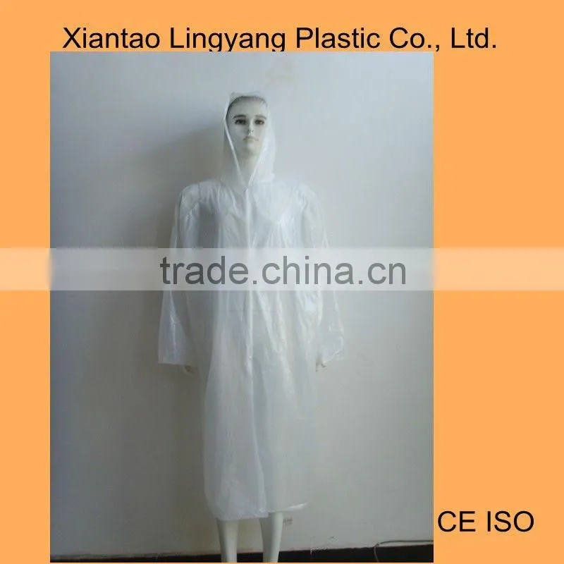 cheap hot sale disposable poncho plastic raincoat