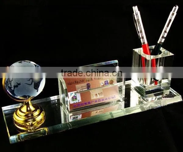 2016 New technology product crystal pen holder pen set for office