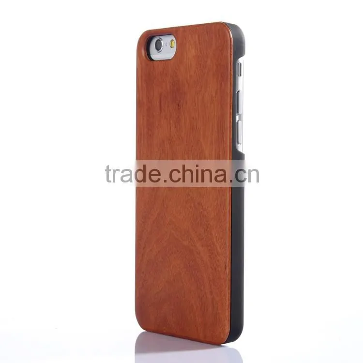 2016 High Quality wood and pc phone case for iphone 6