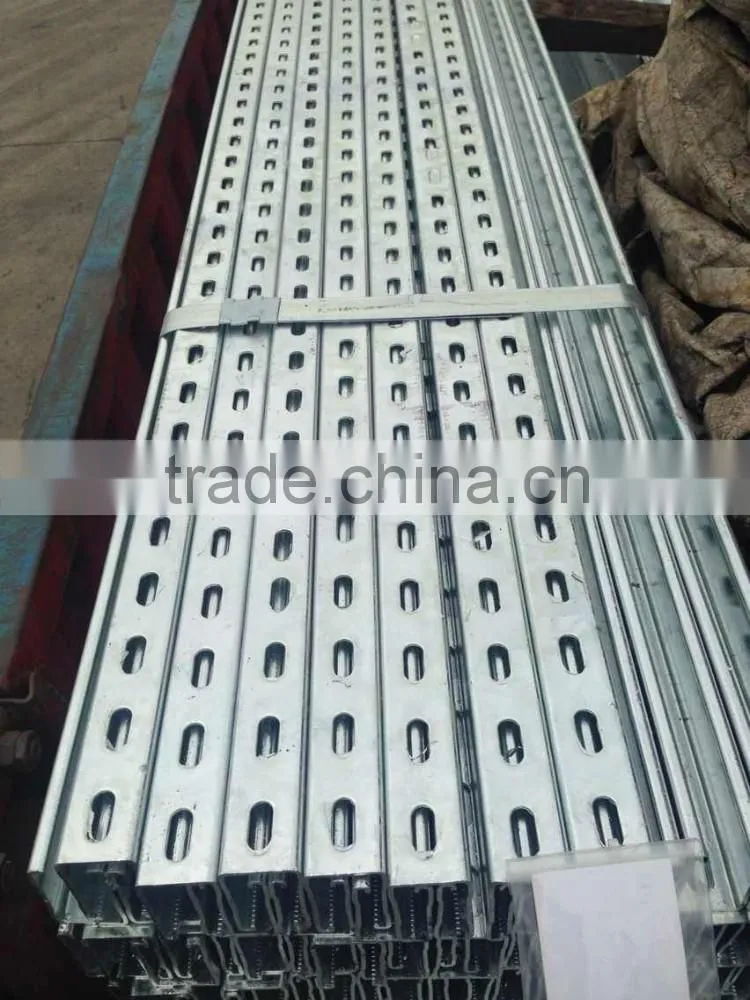 STRUT Channel /perforated channel usd for sollar