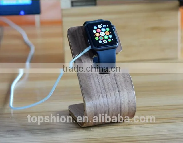Wholesale for ipad iphone 6 wood stand charging stand holder multi-function, for apple watch wooden stand