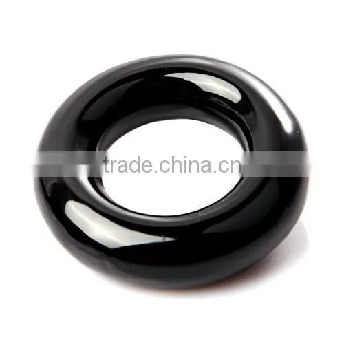 Black Round Weight Power Swing Ring for Golf Clubs Warm up Training Aid