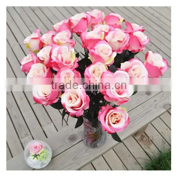 Newest real touch valentine rose flower/decorative rose flower,artificial rose