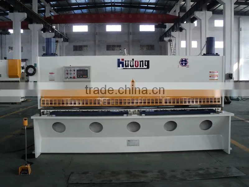 Hydraulic cutting 6mm thickness guillotine shearing machine