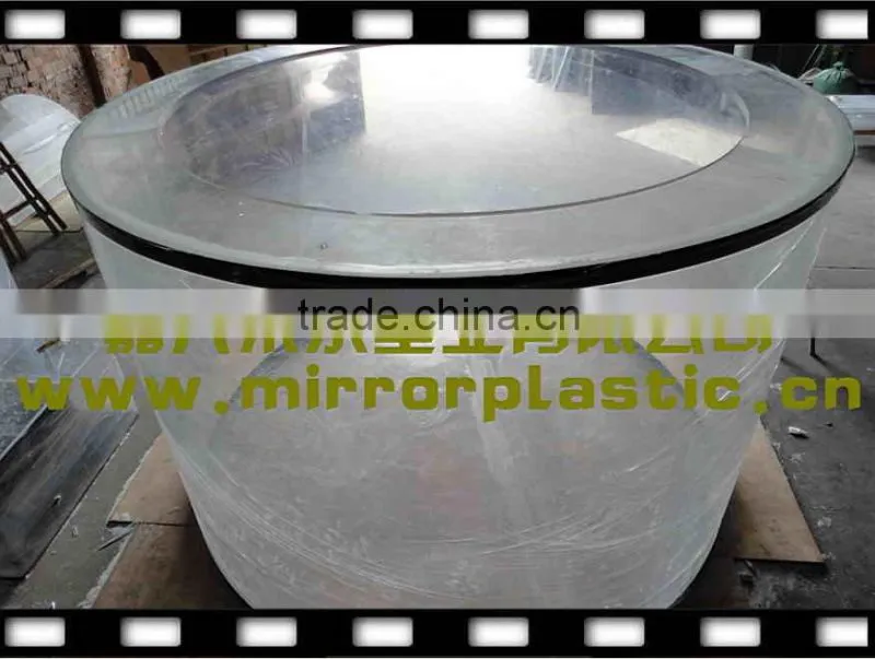 custom plexiglass aquarium cylinder