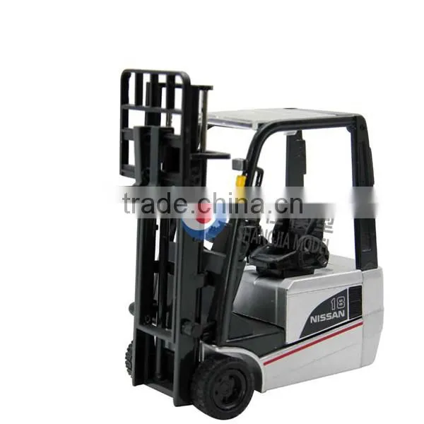 custom made die cast forklift model,diecast construction model toy,forklift toy