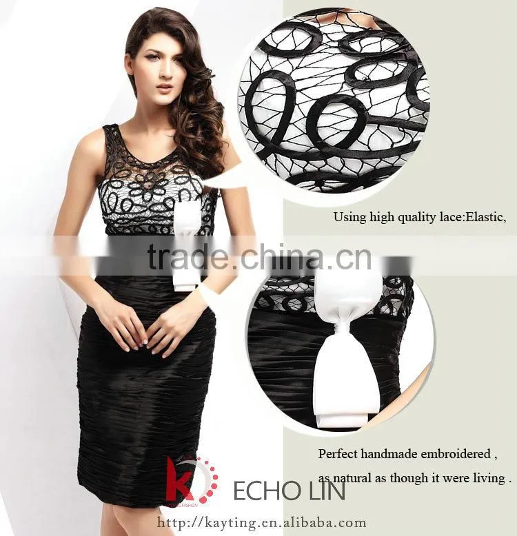Formal ruffle handmade cheap evening dresses