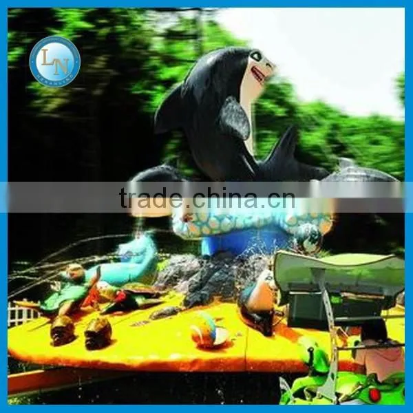 Amusement Park kid rides Equipment Fight Shark Island for sale
