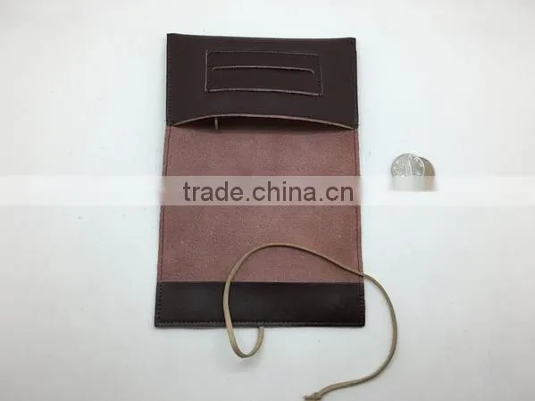 Customized design Wholesale Genuine Cowhide Leather Tobacco Pouch Cigarette Pouches