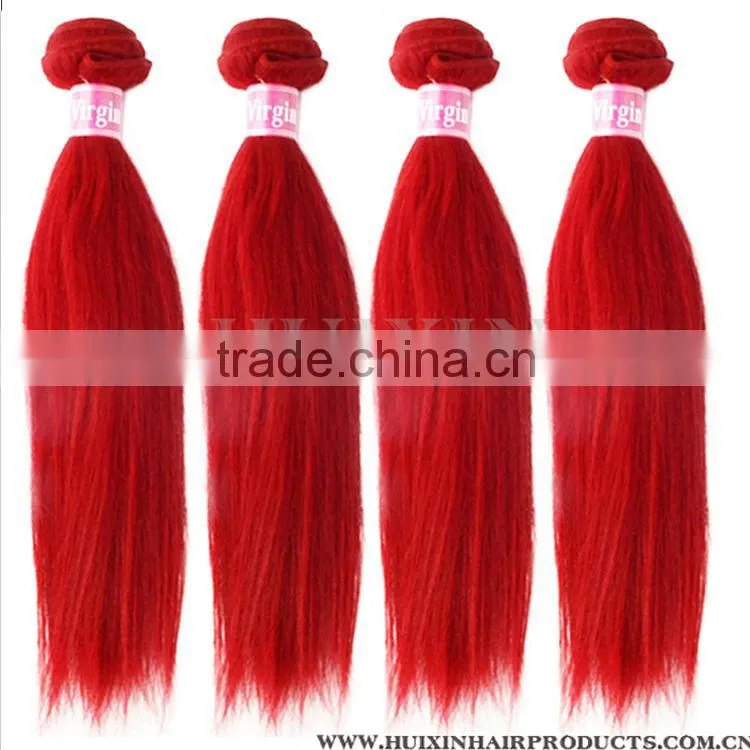 cartoon characters Red Hair,wine red weave,red closures