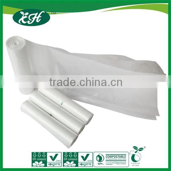 2016 new biodegradable easy handle drawstring trash bag with heavy duty