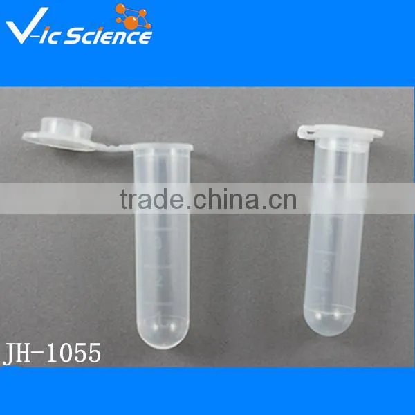 Plastic round bottom graduated centrifuge tube