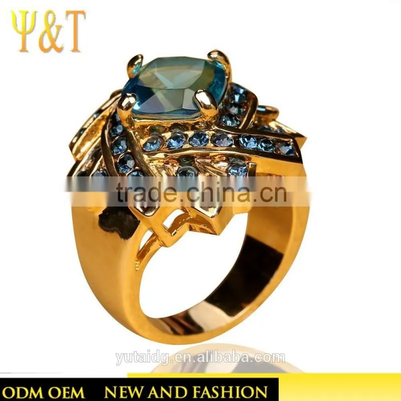 Jingli Jewelry Square Design Diamond Ring, Square Shape Zirconia Silver Ring (YJ-806)
