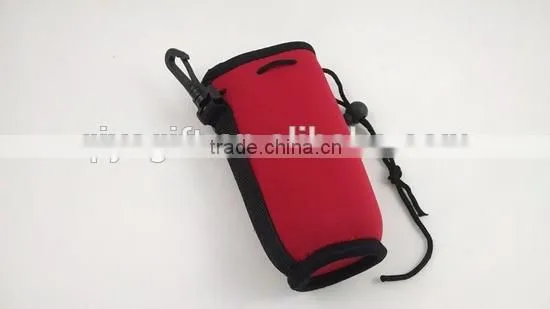 wenzhou popular 2015 hot sell drawstring bags neoprene cup sleeve protective sleeves for glass bottle