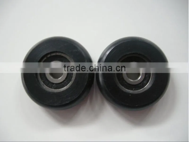 POM sliding seat rolls for racing boat
