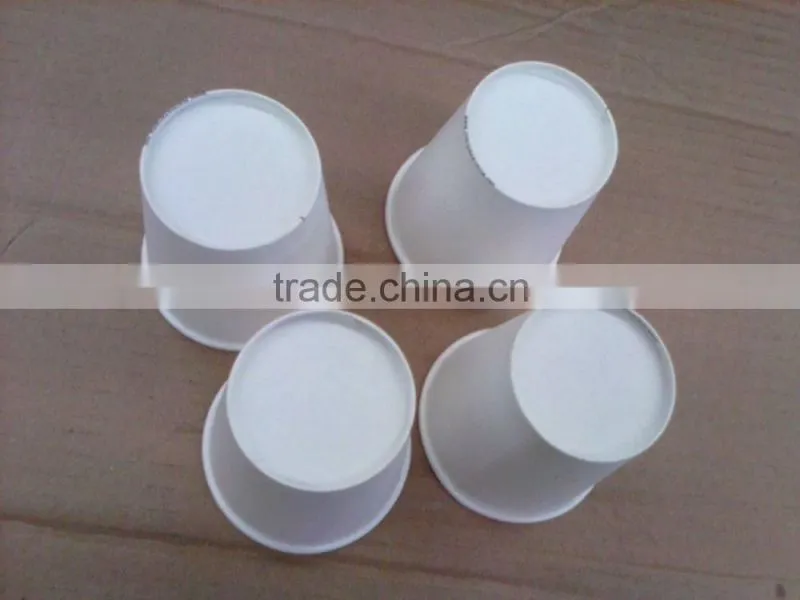 China factory price disposable single wall white paper cup for coffee or tea