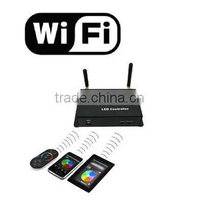 NEW RGB LED WiFi Controller with Android or IOS system RF Remote Controller